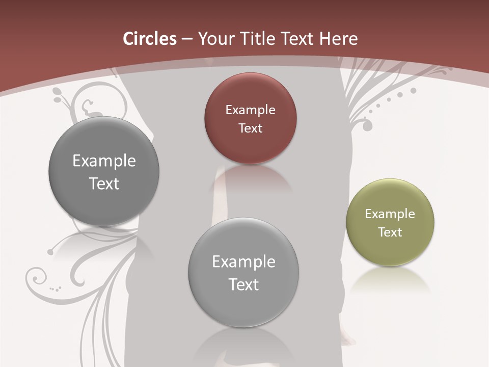 Pose Cosmetics Skirt PowerPoint Template