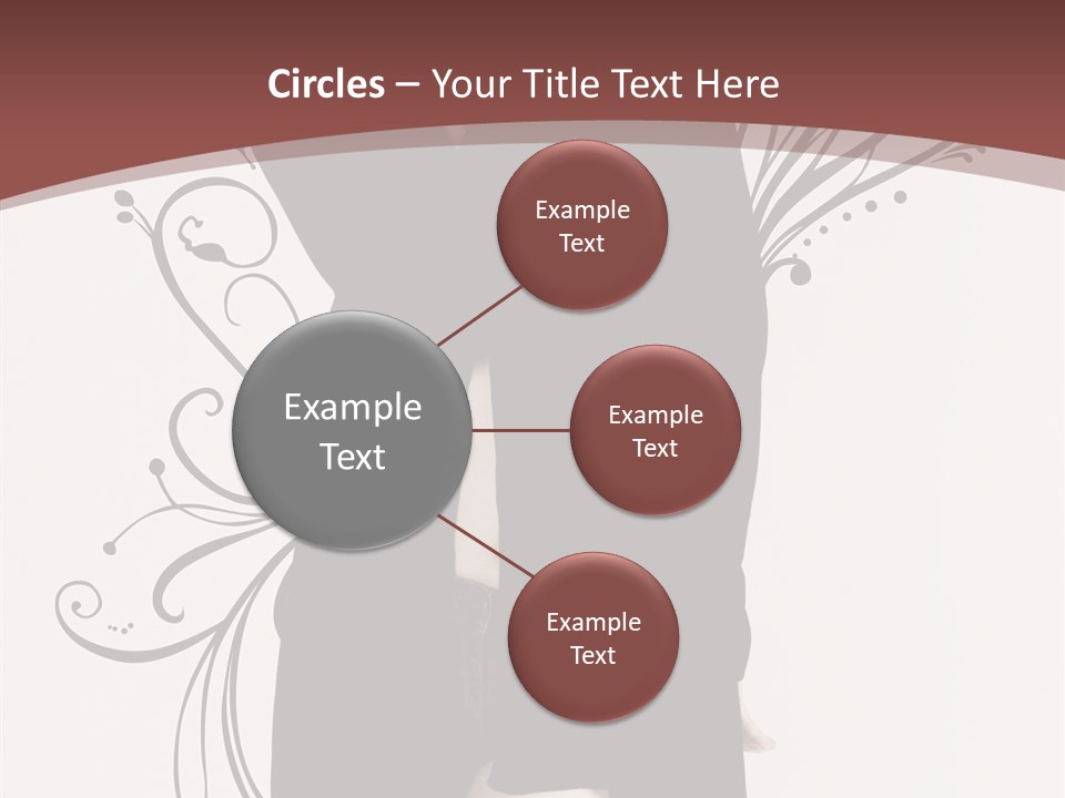 Pose Cosmetics Skirt PowerPoint Template