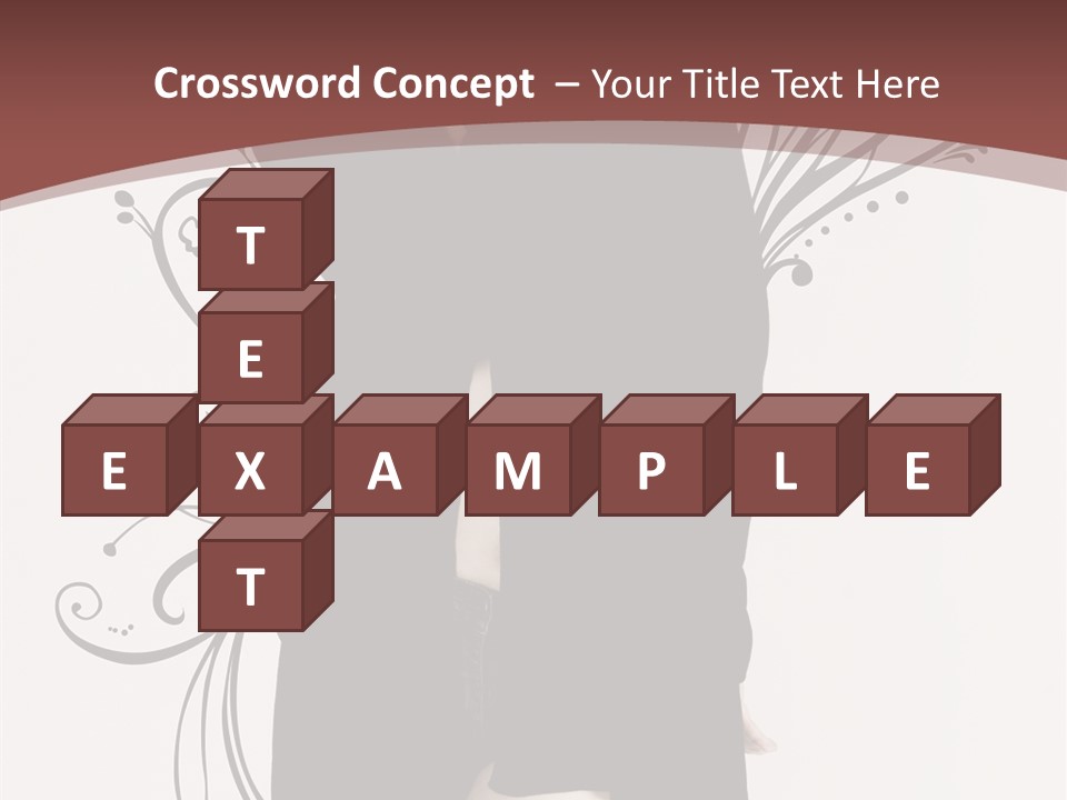 Pose Cosmetics Skirt PowerPoint Template