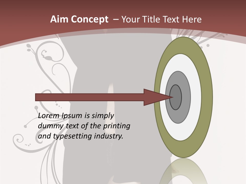 Pose Cosmetics Skirt PowerPoint Template