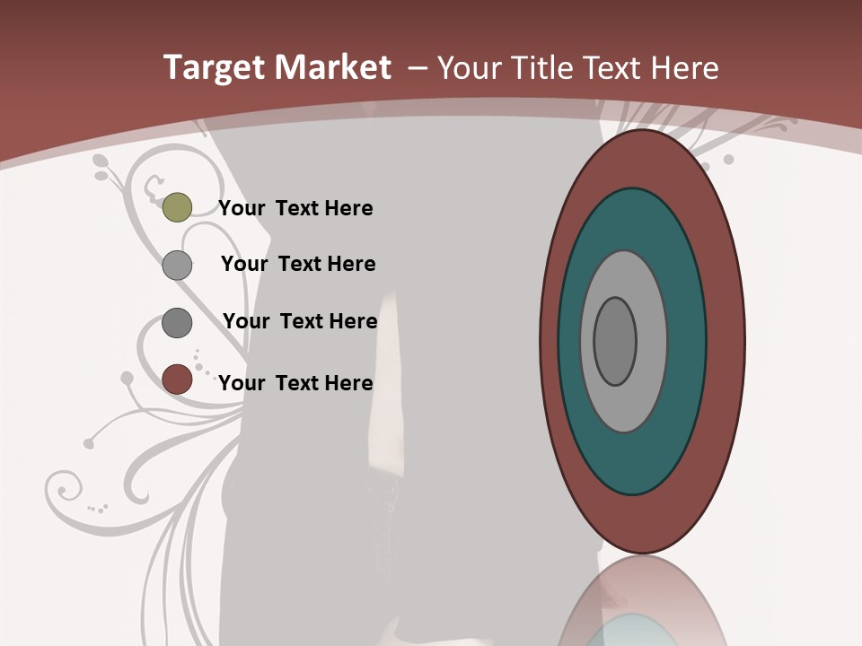 Pose Cosmetics Skirt PowerPoint Template