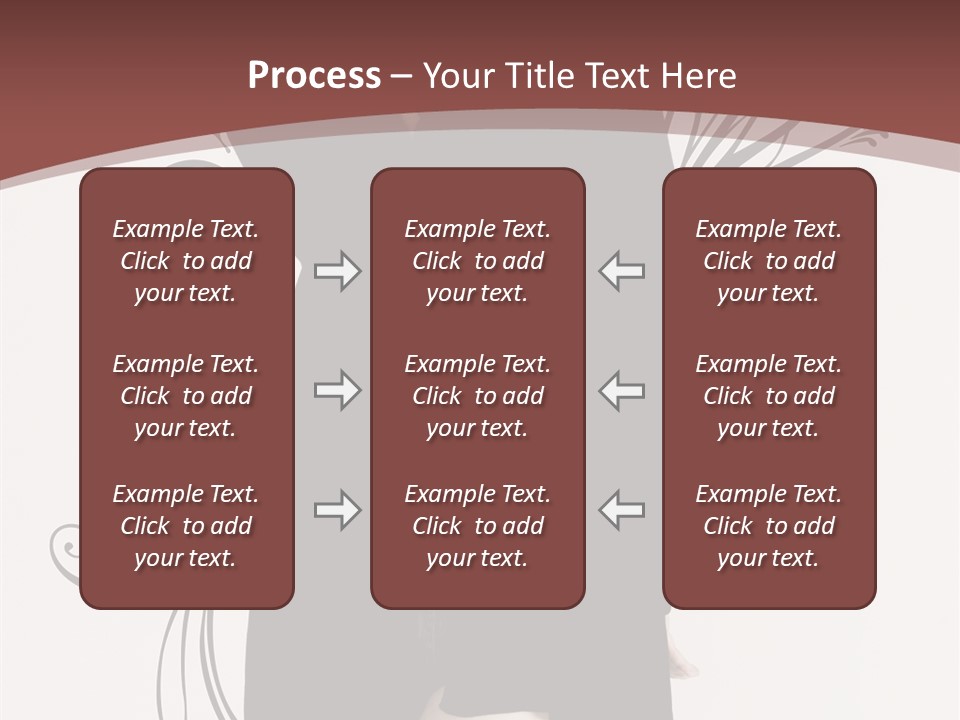 Pose Cosmetics Skirt PowerPoint Template
