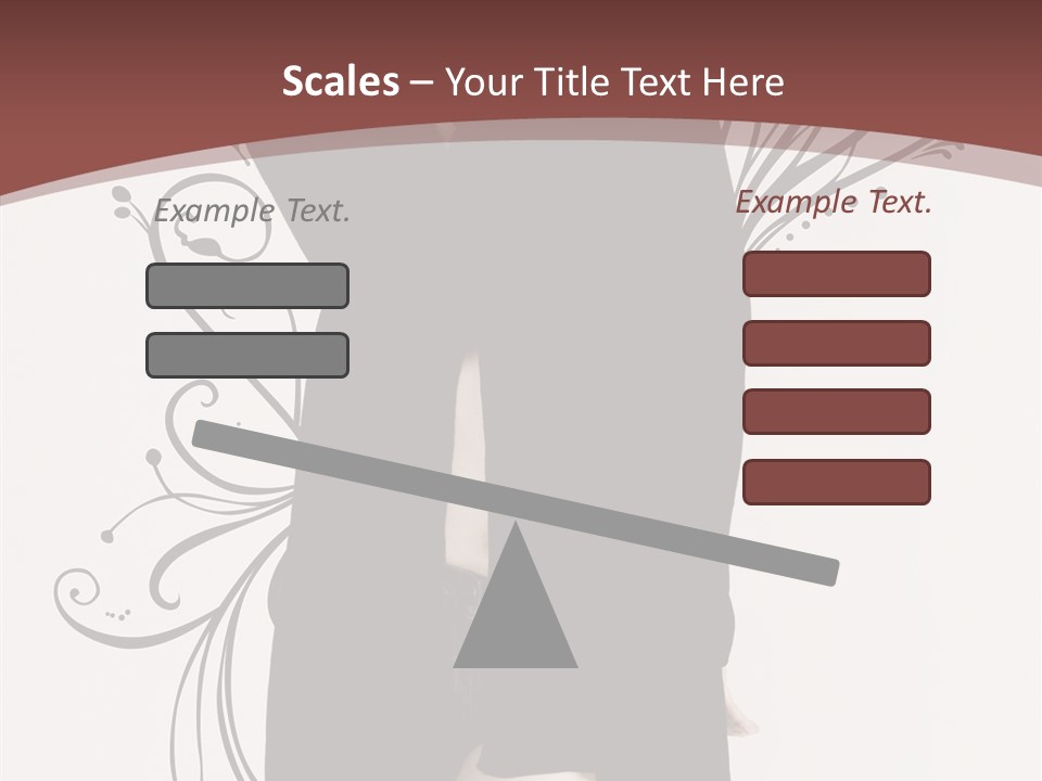 Pose Cosmetics Skirt PowerPoint Template