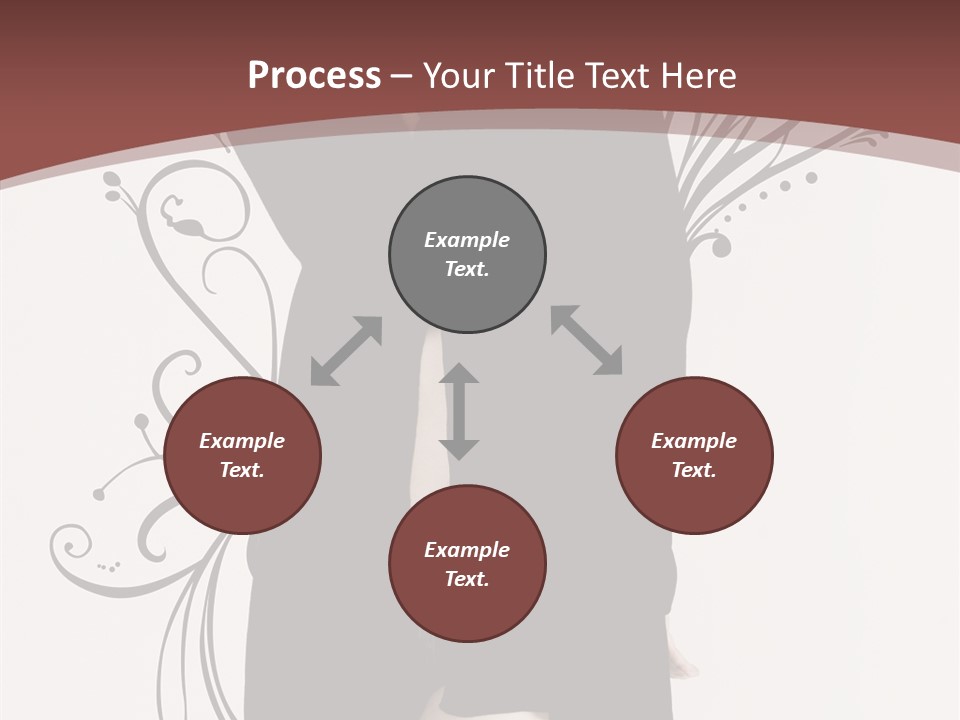 Pose Cosmetics Skirt PowerPoint Template