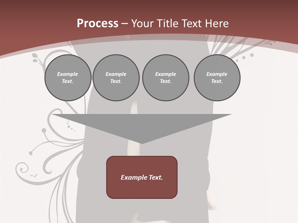 Pose Cosmetics Skirt PowerPoint Template