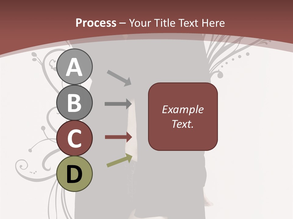 Pose Cosmetics Skirt PowerPoint Template