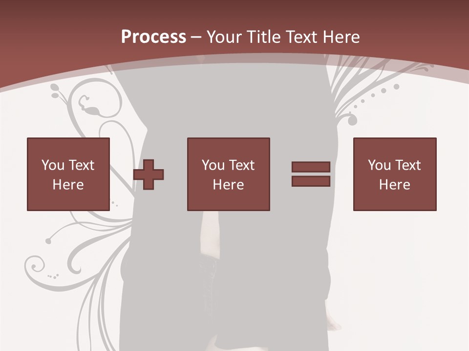 Pose Cosmetics Skirt PowerPoint Template