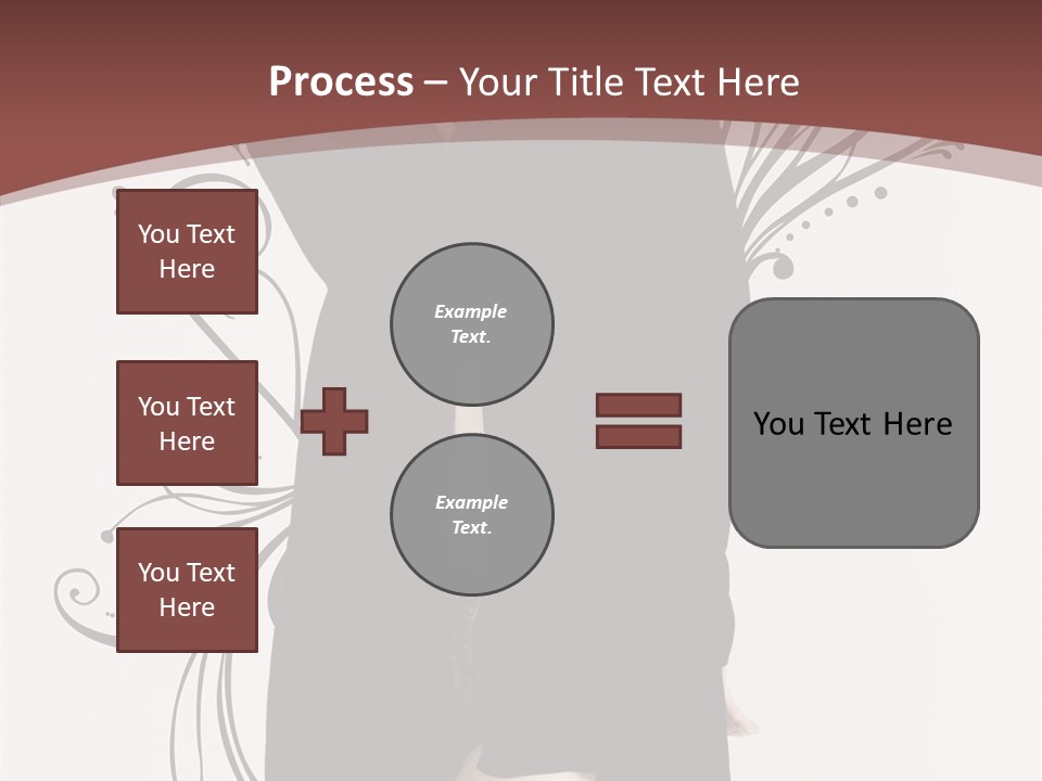 Pose Cosmetics Skirt PowerPoint Template