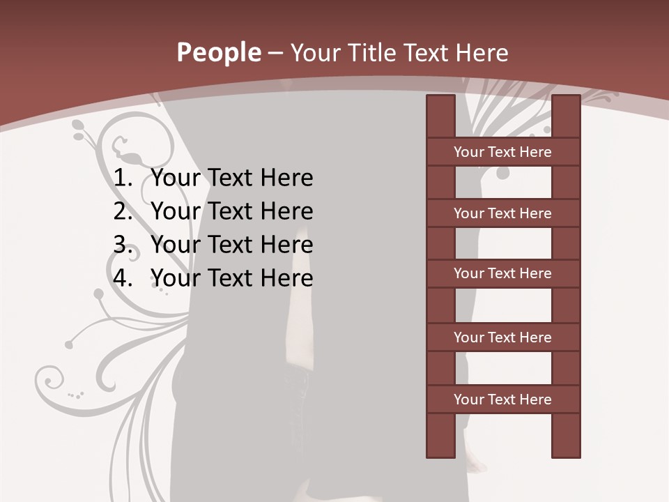 Pose Cosmetics Skirt PowerPoint Template