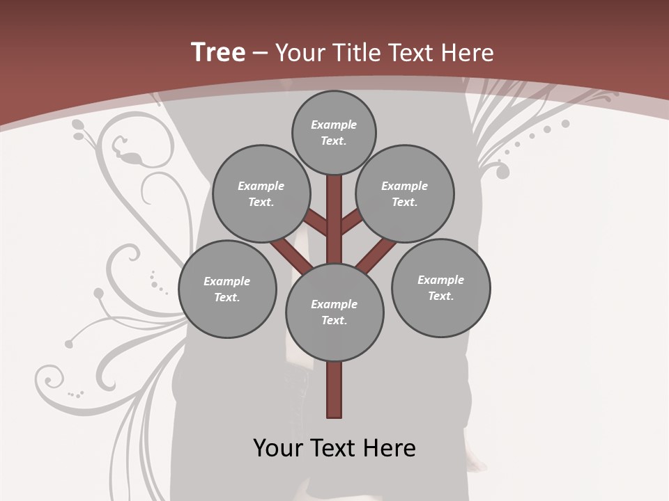 Pose Cosmetics Skirt PowerPoint Template