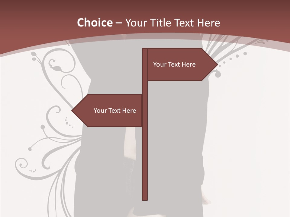 Pose Cosmetics Skirt PowerPoint Template