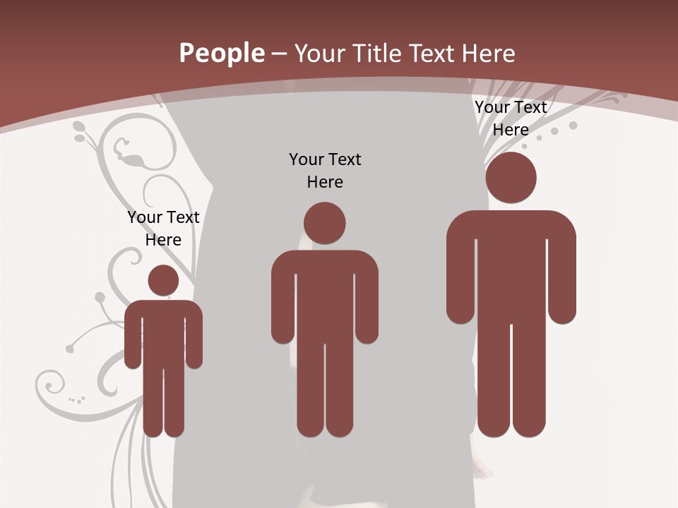 Pose Cosmetics Skirt PowerPoint Template