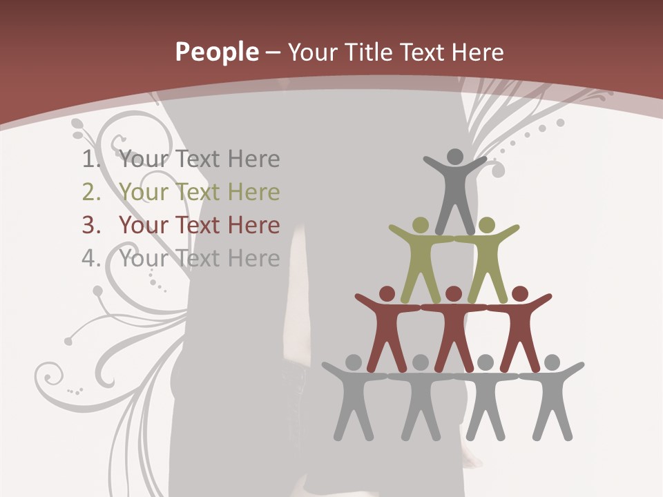 Pose Cosmetics Skirt PowerPoint Template