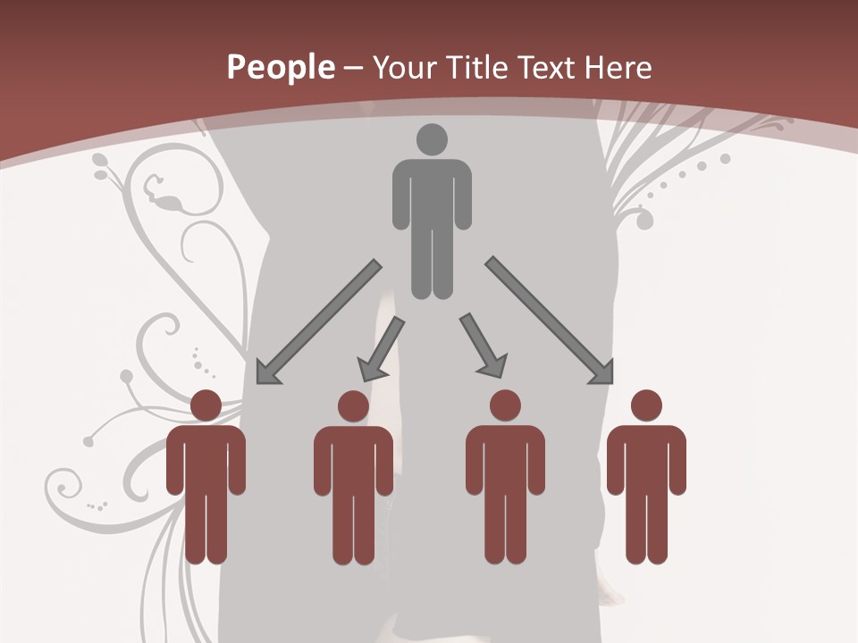 Pose Cosmetics Skirt PowerPoint Template