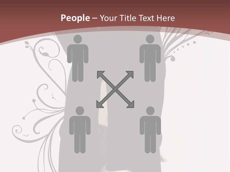 Pose Cosmetics Skirt PowerPoint Template