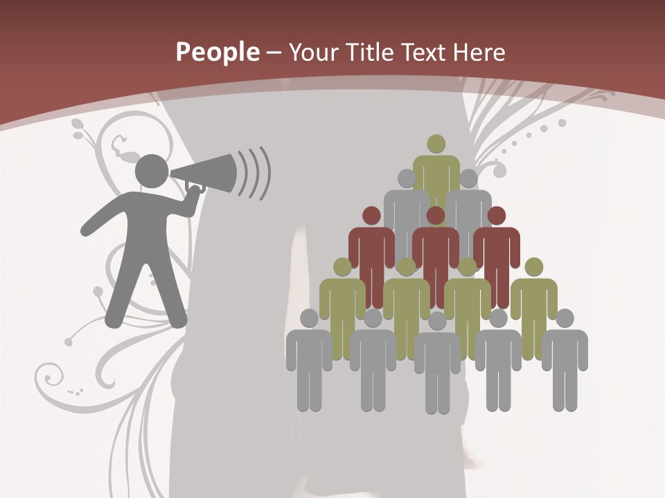 Pose Cosmetics Skirt PowerPoint Template