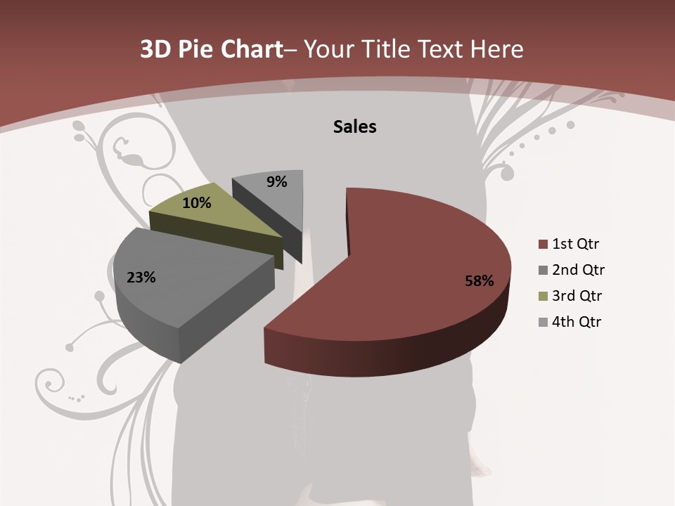 Pose Cosmetics Skirt PowerPoint Template