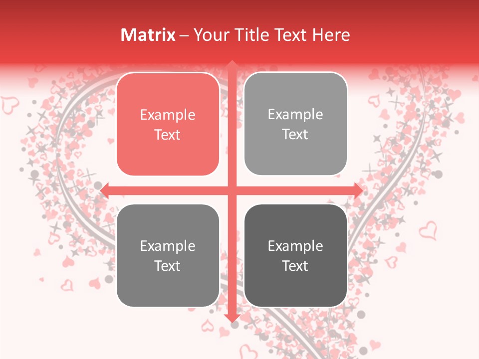 Valentines Day Day Red PowerPoint Template