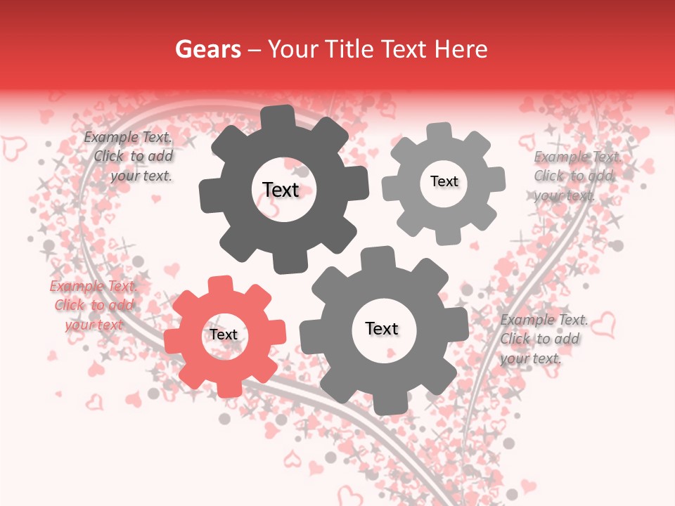 Valentines Day Day Red PowerPoint Template