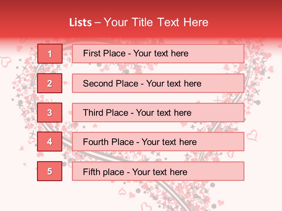 Valentines Day Day Red PowerPoint Template