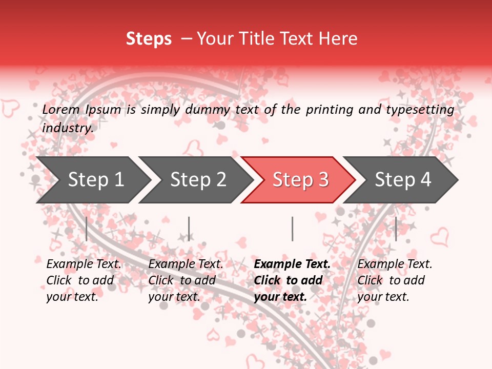 Valentines Day Day Red PowerPoint Template