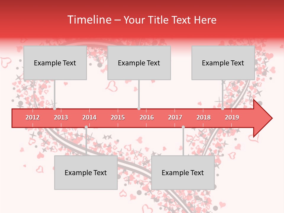 Valentines Day Day Red PowerPoint Template