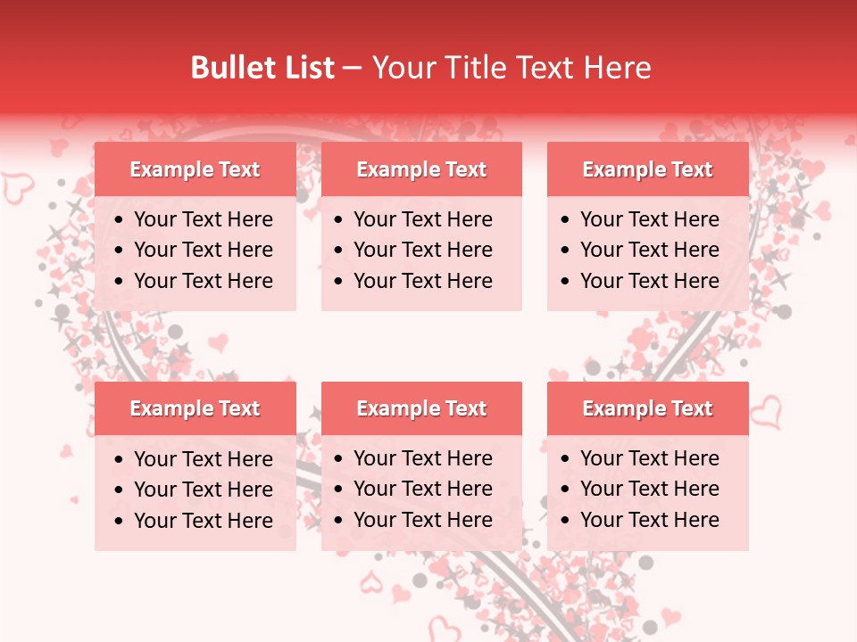 Valentines Day Day Red PowerPoint Template