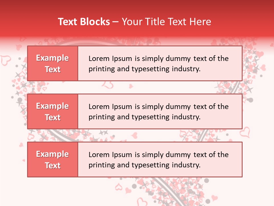 Valentines Day Day Red PowerPoint Template