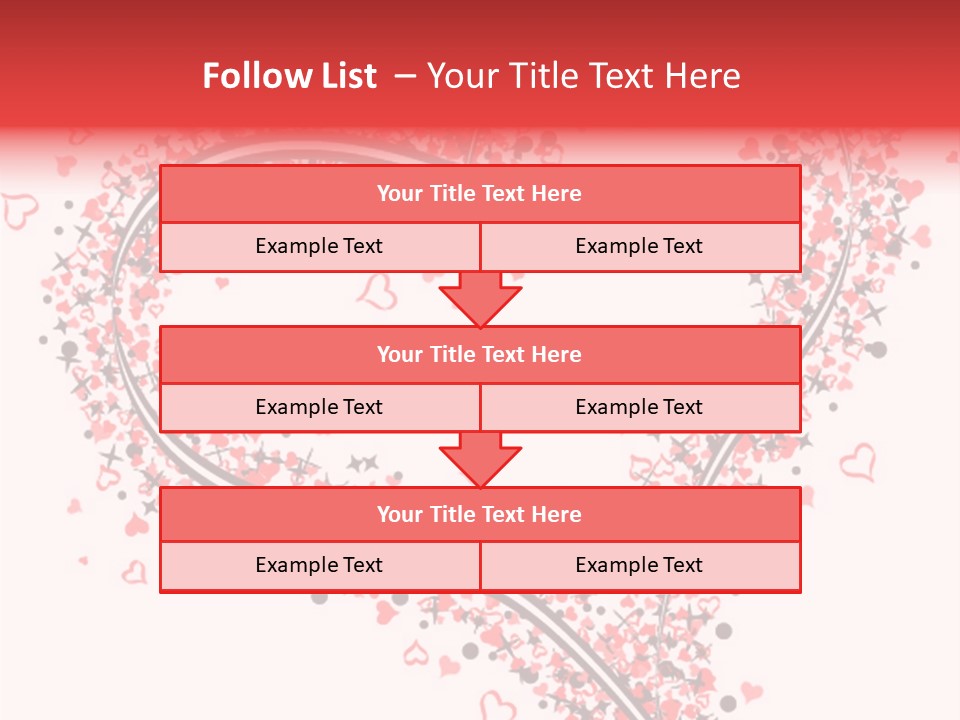Valentines Day Day Red PowerPoint Template
