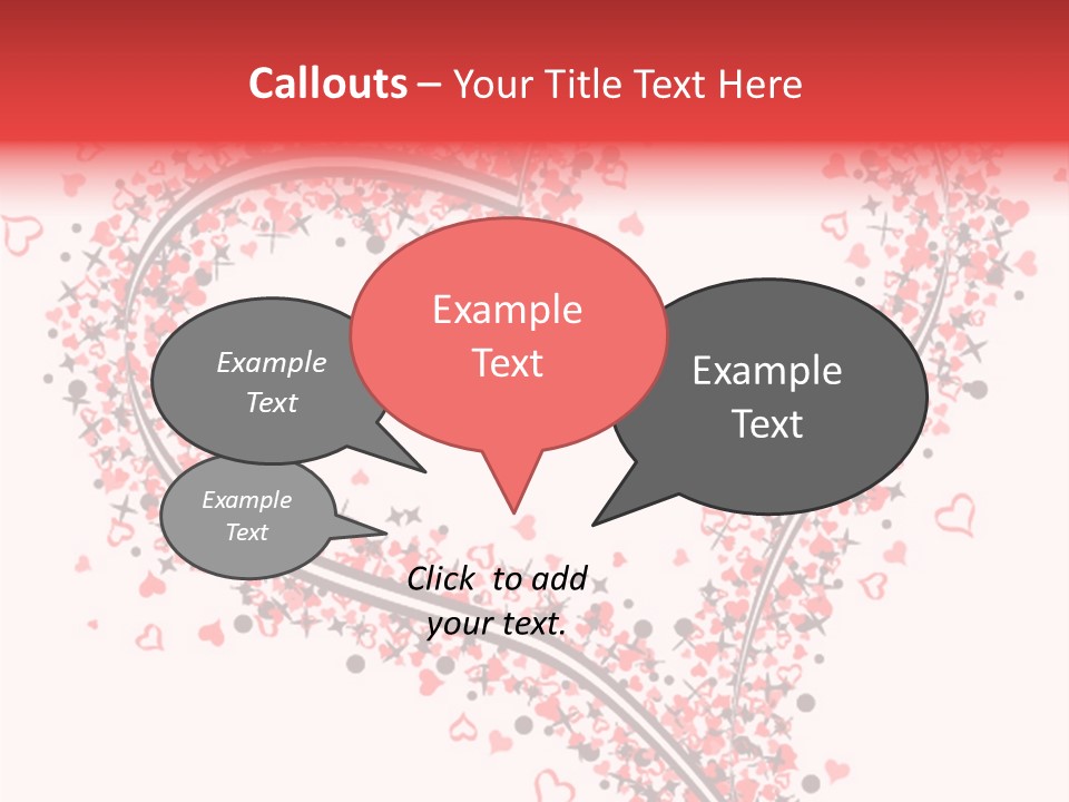 Valentines Day Day Red PowerPoint Template