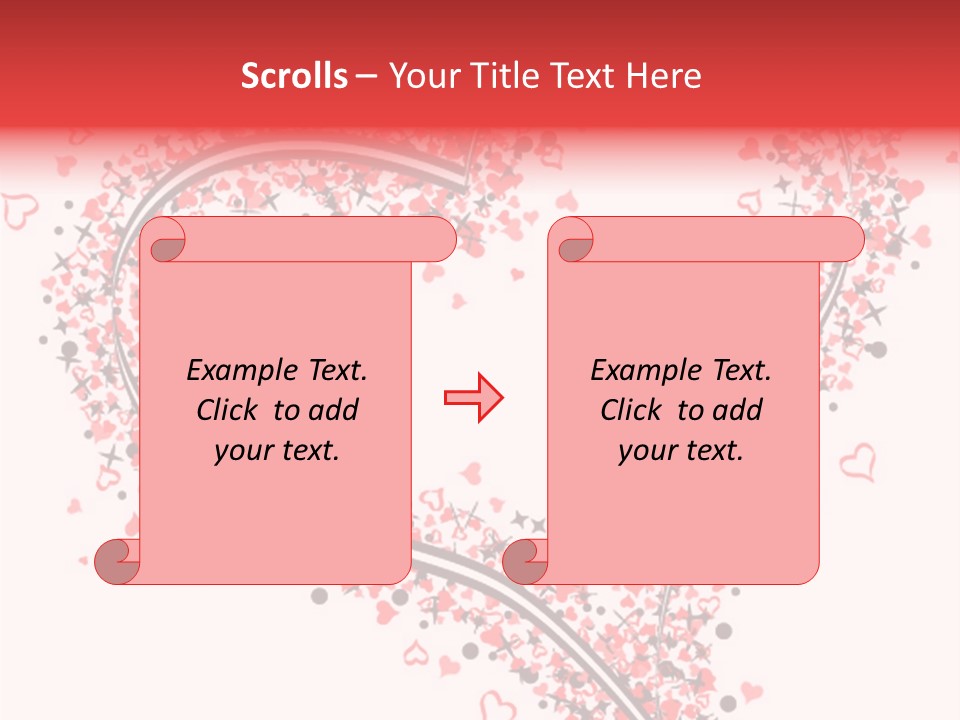 Valentines Day Day Red PowerPoint Template