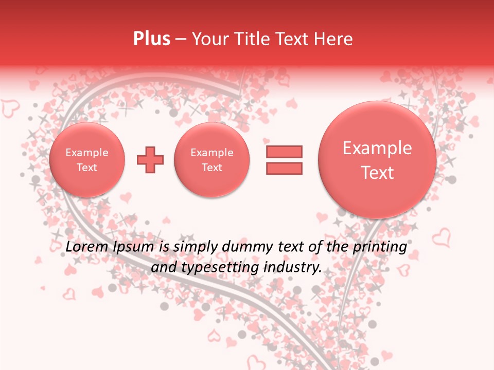 Valentines Day Day Red PowerPoint Template