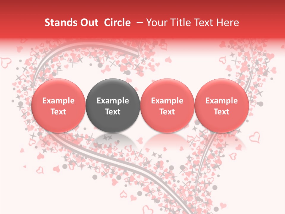 Valentines Day Day Red PowerPoint Template