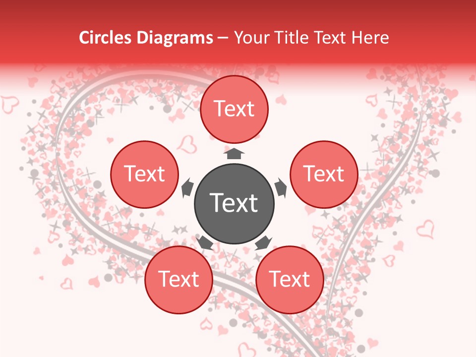 Valentines Day Day Red PowerPoint Template