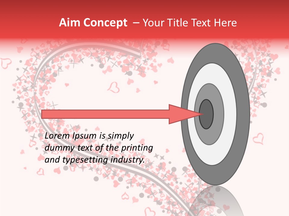 Valentines Day Day Red PowerPoint Template