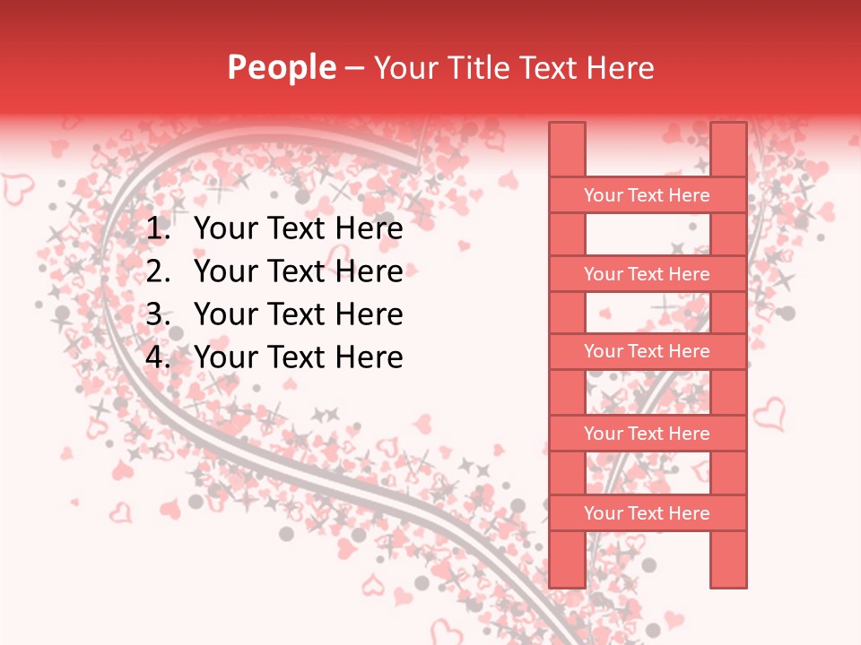 Valentines Day Day Red PowerPoint Template