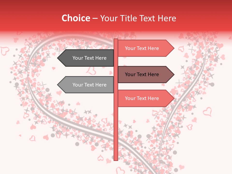Valentines Day Day Red PowerPoint Template