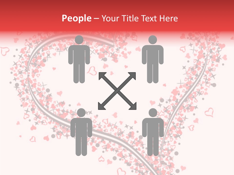 Valentines Day Day Red PowerPoint Template