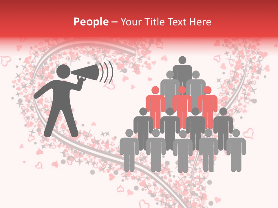 Valentines Day Day Red PowerPoint Template