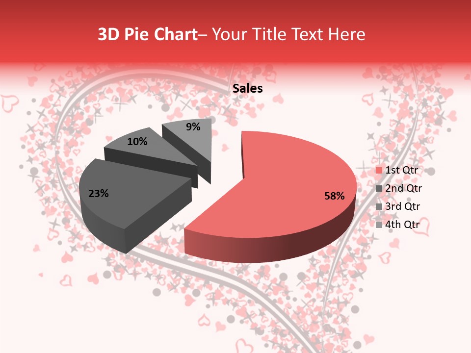 Valentines Day Day Red PowerPoint Template