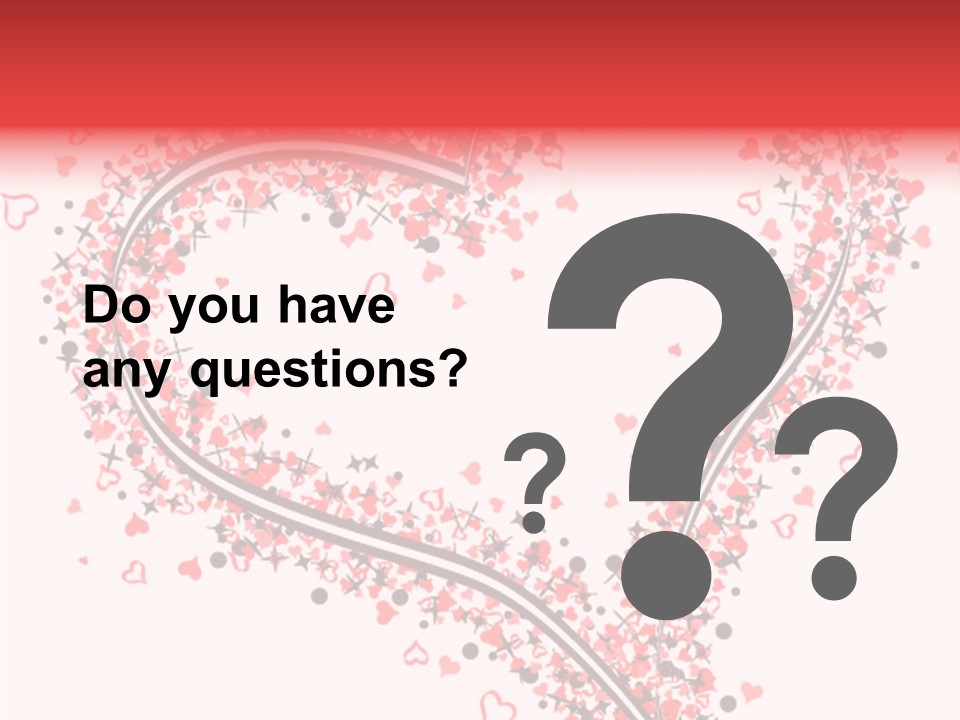 Valentines Day Day Red PowerPoint Template