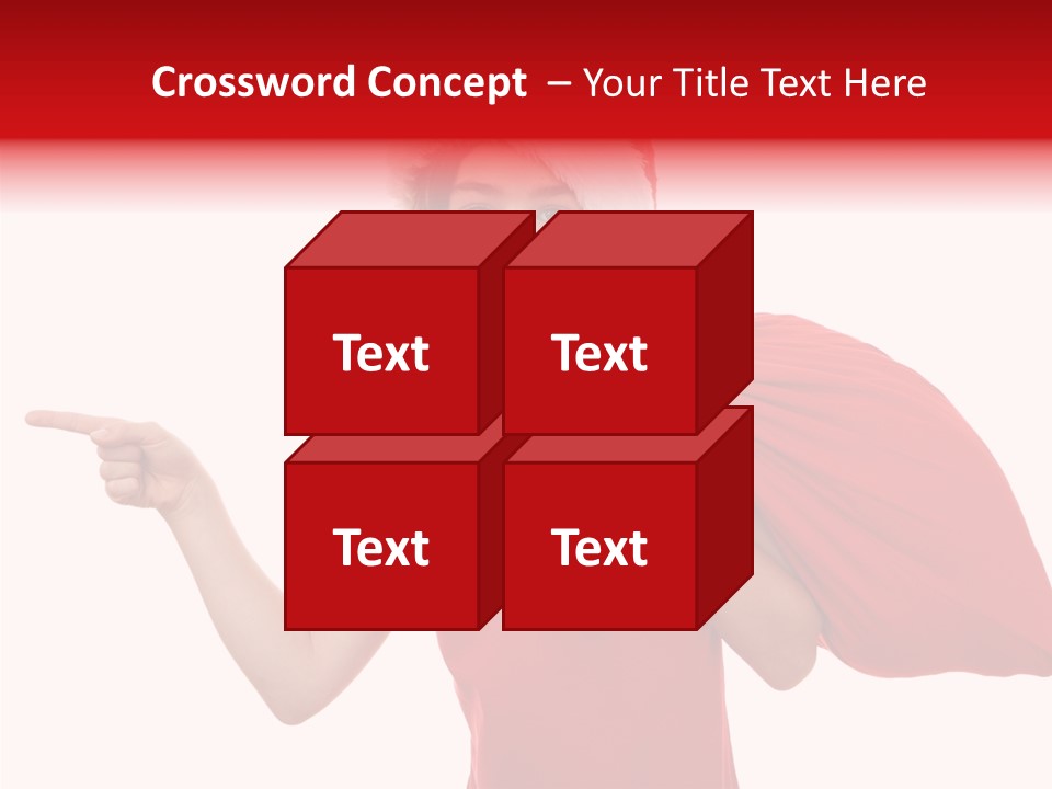 Holiday Seasonal Woman PowerPoint Template