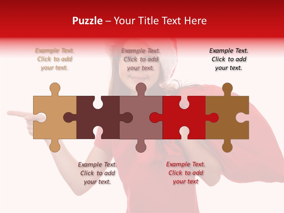 Holiday Seasonal Woman PowerPoint Template