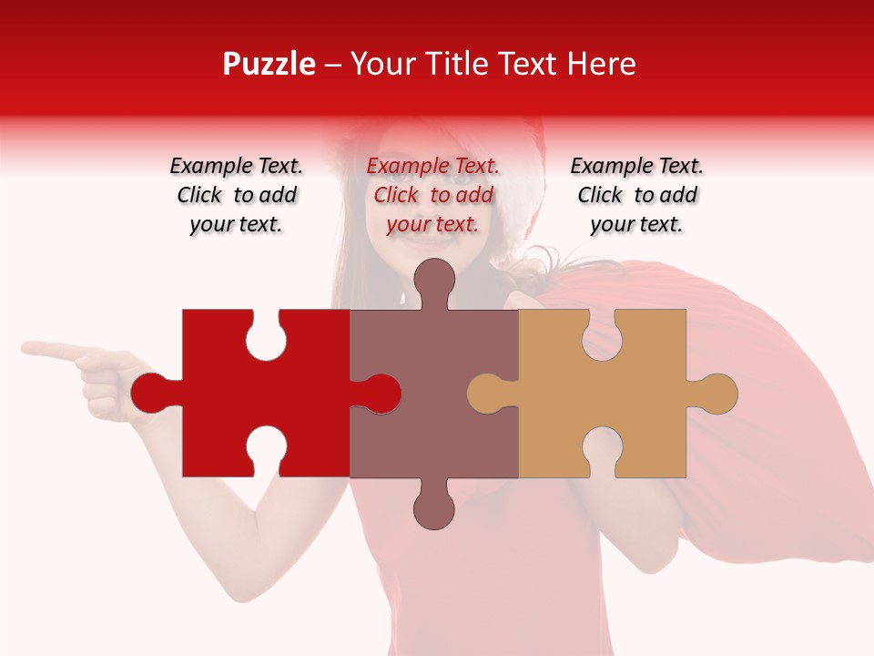 Holiday Seasonal Woman PowerPoint Template