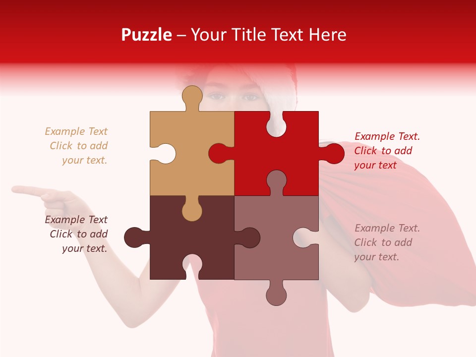 Holiday Seasonal Woman PowerPoint Template