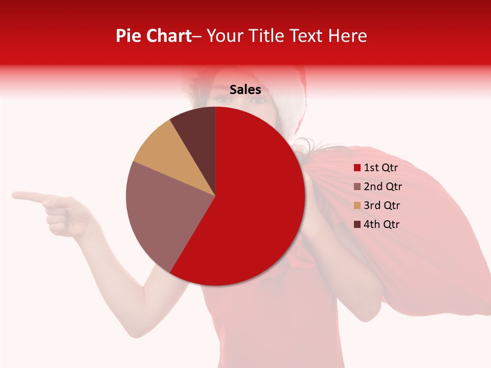 Holiday Seasonal Woman PowerPoint Template