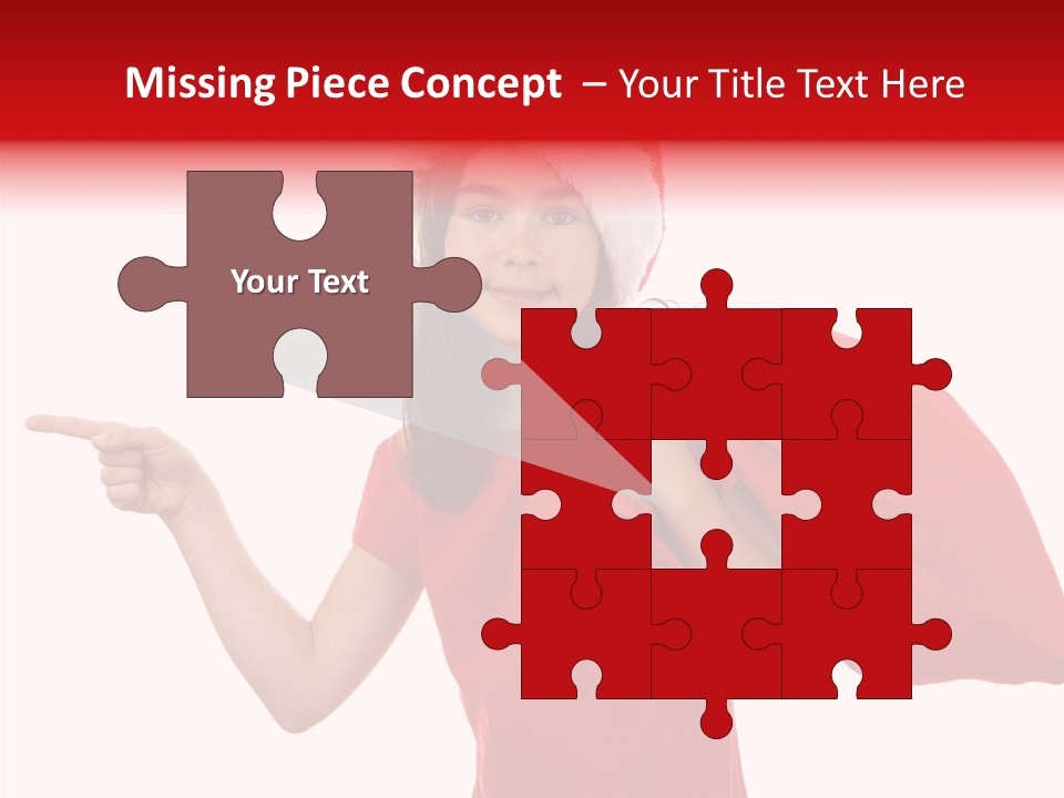 Holiday Seasonal Woman PowerPoint Template