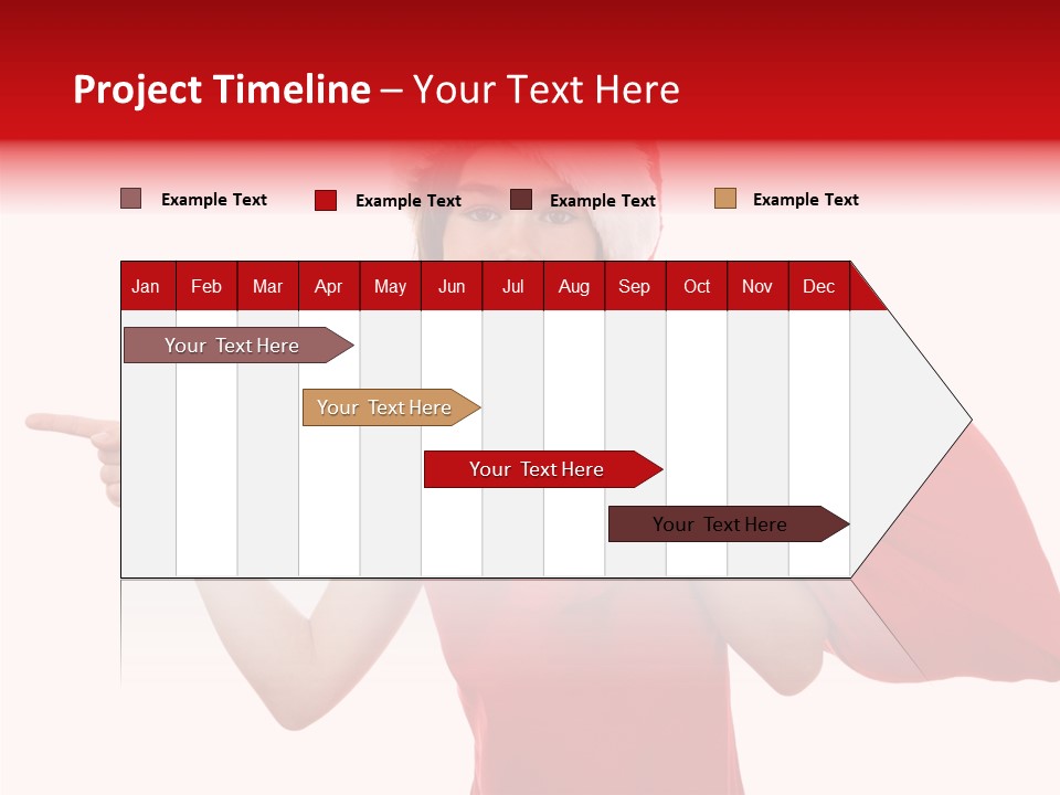 Holiday Seasonal Woman PowerPoint Template