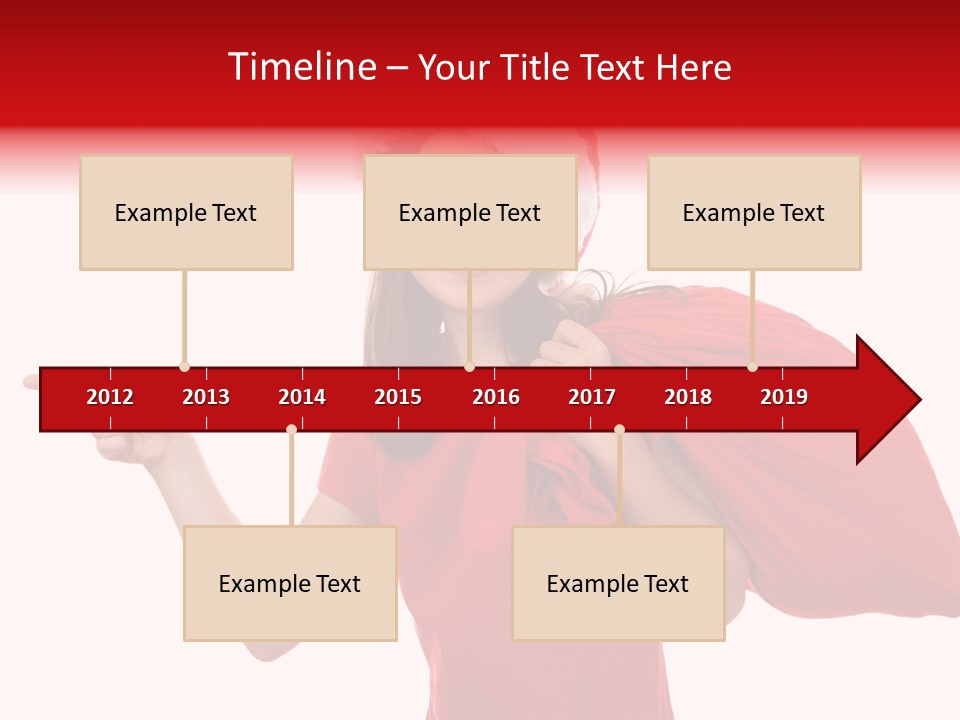 Holiday Seasonal Woman PowerPoint Template