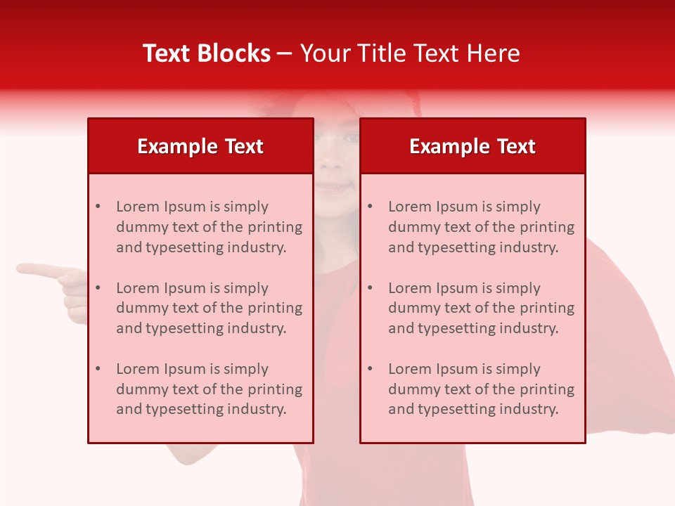 Holiday Seasonal Woman PowerPoint Template